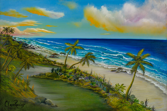 Path to Paradise Acrylic Painting